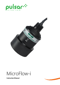 Thumbnail of document Manual - MicroFlow-i Loop-Powered Veloctiy Sensor